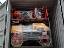 20臺壓路機、鉆孔取芯機以及路面切割機出口新加坡